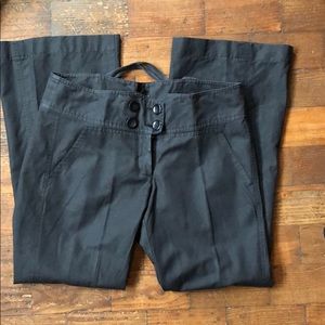 Bcbg maxazria linen/cotton blend  corset pants